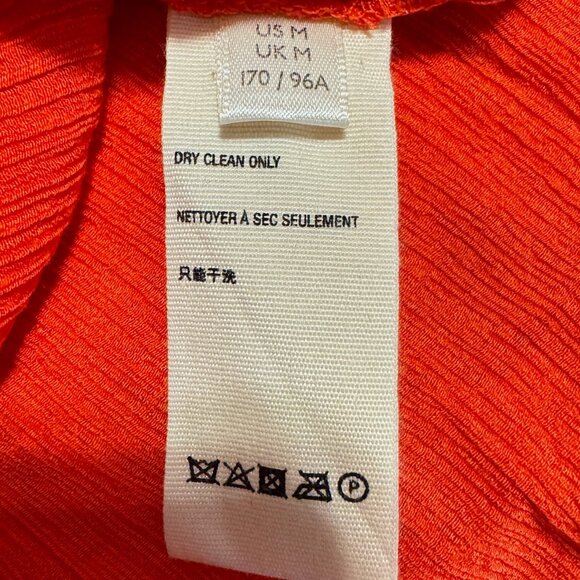 FREE PEOPLE Check On It Faux Wrap Top in Flame - Picture 8 of 11